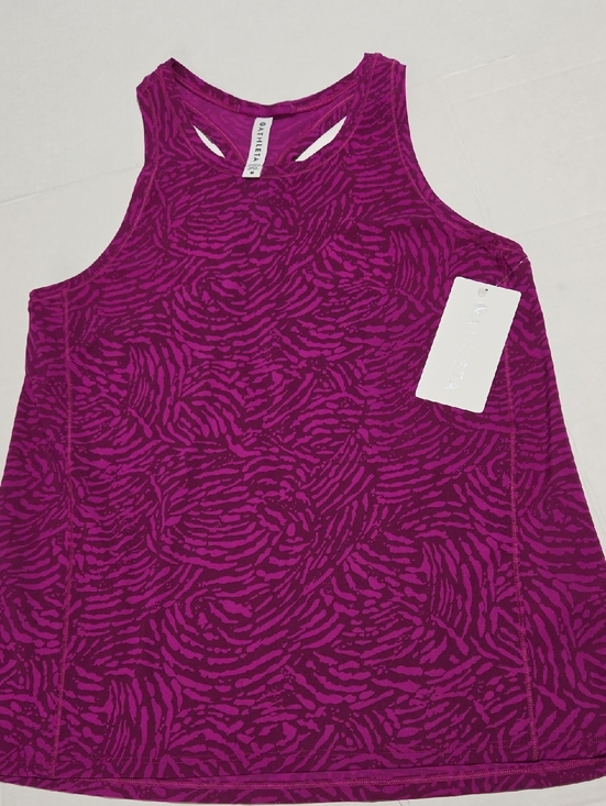 Athleta Tops - Athleta Magenta Print High-Neck Racerback Tank